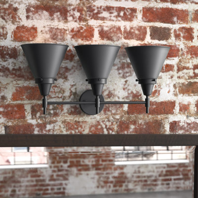 Éclairage pour meuble-lavabo à 3 lumières à intensité variable Gayle