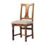 Chaise d'écriture avec pieds tournés
