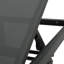 Chaises longues noir (MP2) (ensemble de 2)