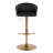 Josie Adjustable Faux Leather Bar Stool with Rounded T Footrest-106895957-106895960