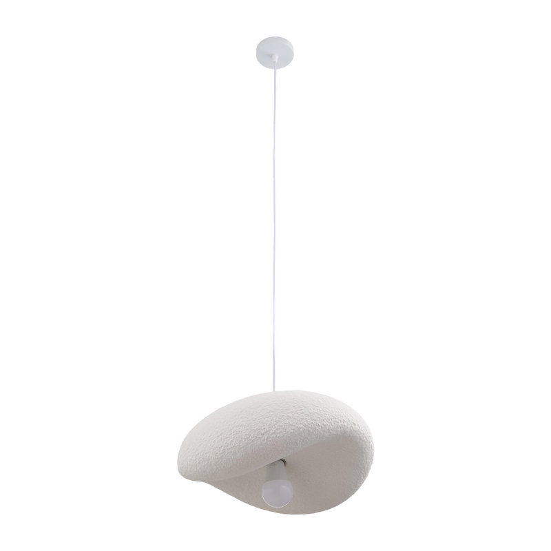 1 White Pendant