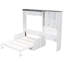Lit escamotable multifonctionnel avec canapé, bureau et armoire de rangement - Lit mural pliable peu encombrant, pleine grandeur-1354285456