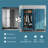 71-inch metal wardrobe, closet with hanging rods for clothes, double doors with two adjustable shelves, bedroom wardrobe, laundry room cabinet, wardrobe (classic, white)-392195712