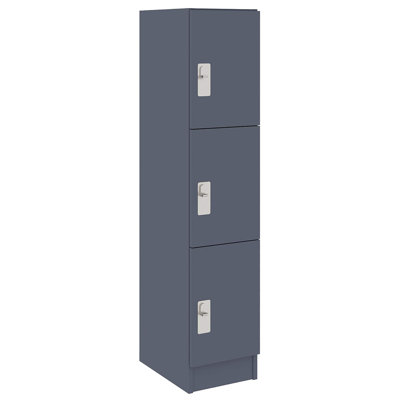 Armoire de salle de classe simple à trois compartiments avec porte
