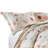Rosle Blue/Red Cotton Blend 2 Piece Quilt Set