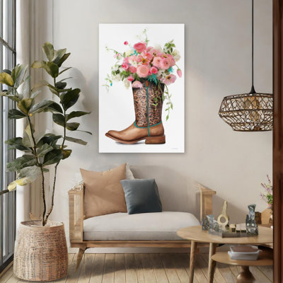 Rodeo Queen - Contemporary Green Field Open Landscape Countryside View Art