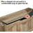 39.3” Retro Wooden Storage Bench – U-Shaped Cut-Out Pull, Safety Hinge, 300 lb Capacity, Easy Assembly Toy Box Organizer for Entryway & Living Room-1826378607
