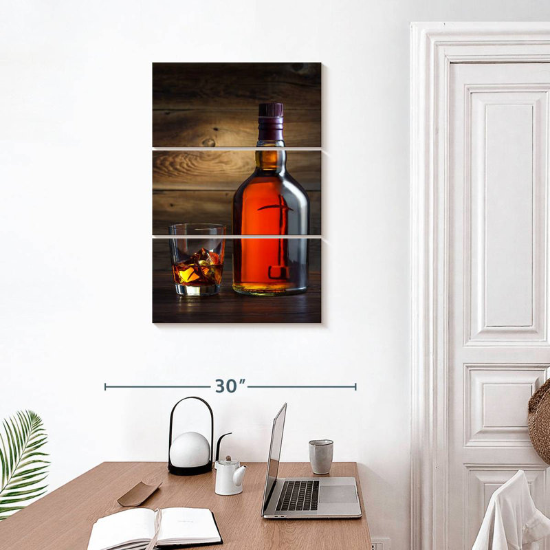 Yarlin Whiskey Bottle, 32" H x 20" W