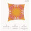 Coussin décoratif d'extérieur Wynwood Studio Retro Sun, 18 po x 18 po, rayons de soleil et fleurs