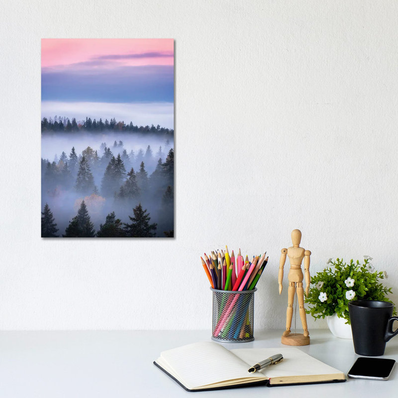 Layers 1 Piece Wrapped Canvas Wall Art, 20.32 cm H x 30.48 cm W