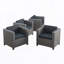 Fauteuil club d'extérieur moderne (ensemble de 4)-1751585231-1751585229