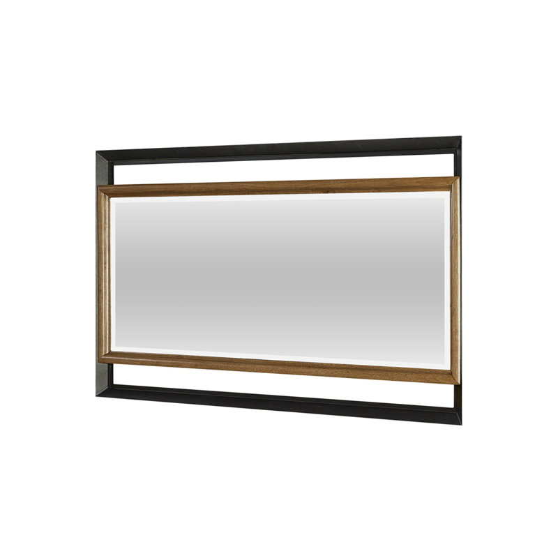 Miroir de paysage en métal