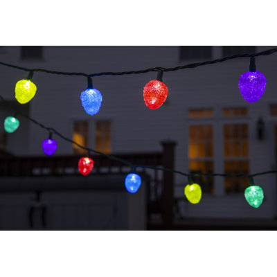 Color Changing Sugar Coated LED Gumdrop Christmas Light Strand - 50 Lights - 25 ft Long