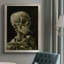 «Skull of a Skeleton with Burning Cigarette», reproduction d'un seul cadre photo sur toile-88101666