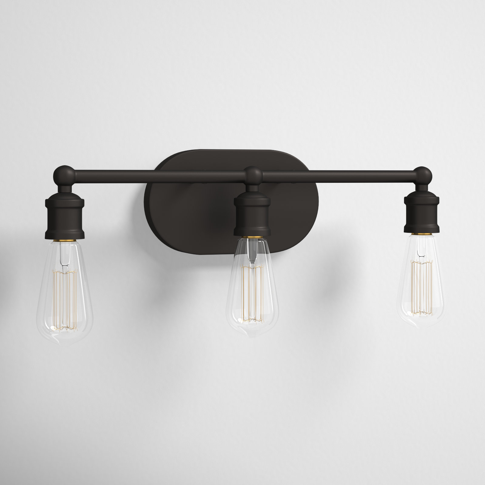 Laurie 3 Light Dimmable Vanity Light, Oil Rubbed Bronze