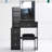 Compact Left-Sided Bedside Vanity Set With Cushioned Stool, Extra-Large Sliding Mirror, Multi-Layer Storage, And High-Capacity Design (EPA, GCC, UL Certified)-2053843939