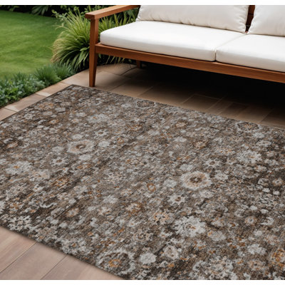 Tapis oriental lavable intérieur / extérieur 10 pi x 14 pi