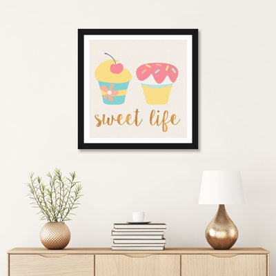 Cupcakes I - impression d'art graphique