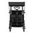 Wagon Stroller for 2 Kids, Push Pull Quad Collapsible Stroller with Adjustable Handle, Encircling Harness Removable Canopy, 4 Wheels with Brakes, Mutifunction Tandem Stroller for Camping Black