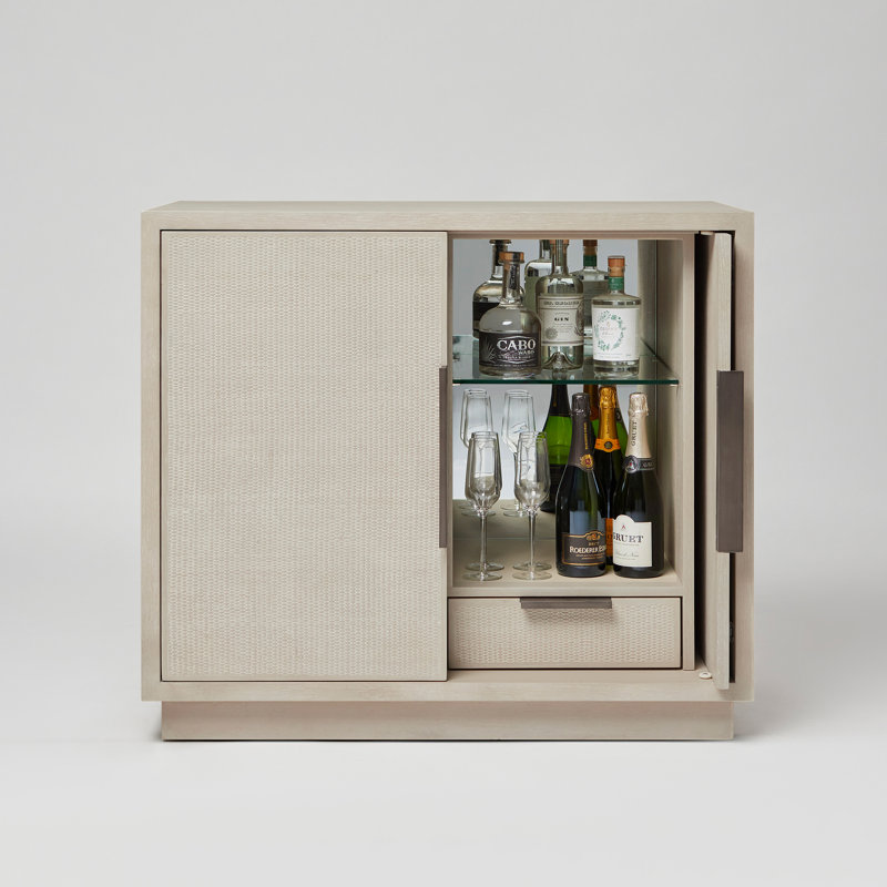Holmes Solid Wood Bar Cabinet