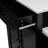 Extendable Kitchen Island Dining Table For 2-6 Persons, Black Wood Grain Cabinet, Double Storage, 2 Lockable Wheels, & Type-C Ports Modern With Dining, Double Drawers, Ac Outlets, Faux Marble Top-503948372