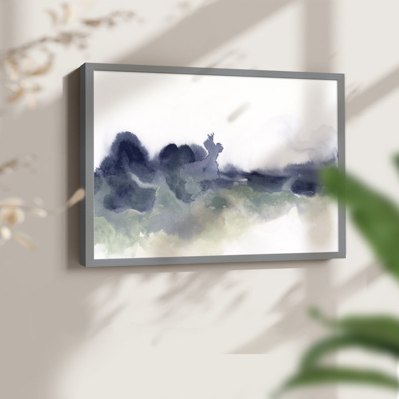 «Lake Fog I», reproduction encadrée, H 22 po x l 28 po, Gris