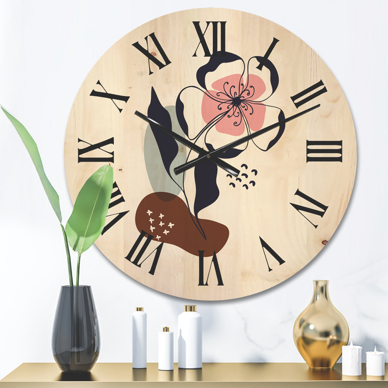 Horloge murale abstraite, Petit