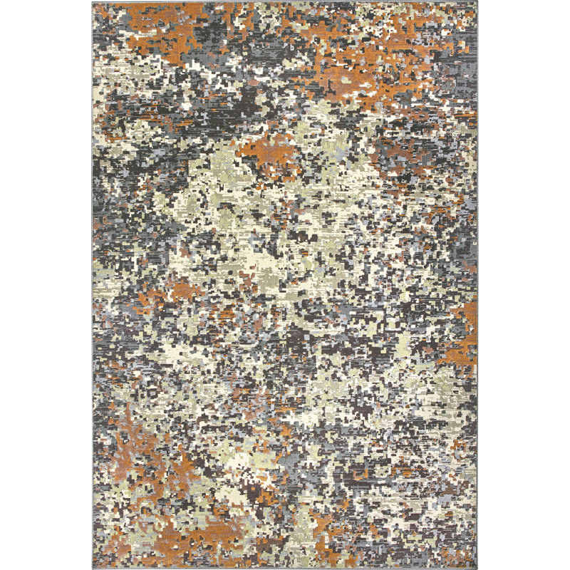 Annaya Abstract Flat Weave Area Rug, Rectangle 200 x 290 cm