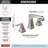Ashlyn Widespread Bathroom Faucet 3 Hole, 2-handle Bathroom Sink Faucet with Drain Assembly-14622190