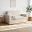 Bevers 2 Seater Linen Blend Sofa Bed-951418627