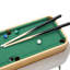 Banc de rangement rembourré avec mini-table de billard amovible et rangement dissimulé