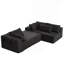Ensemble de canapé modulaire rembourré Modern Chenille