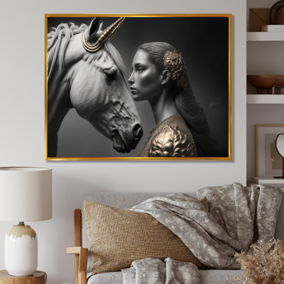 Glamourous Unicorn III - reproduction sur toile