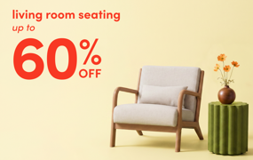 living room seating clearance