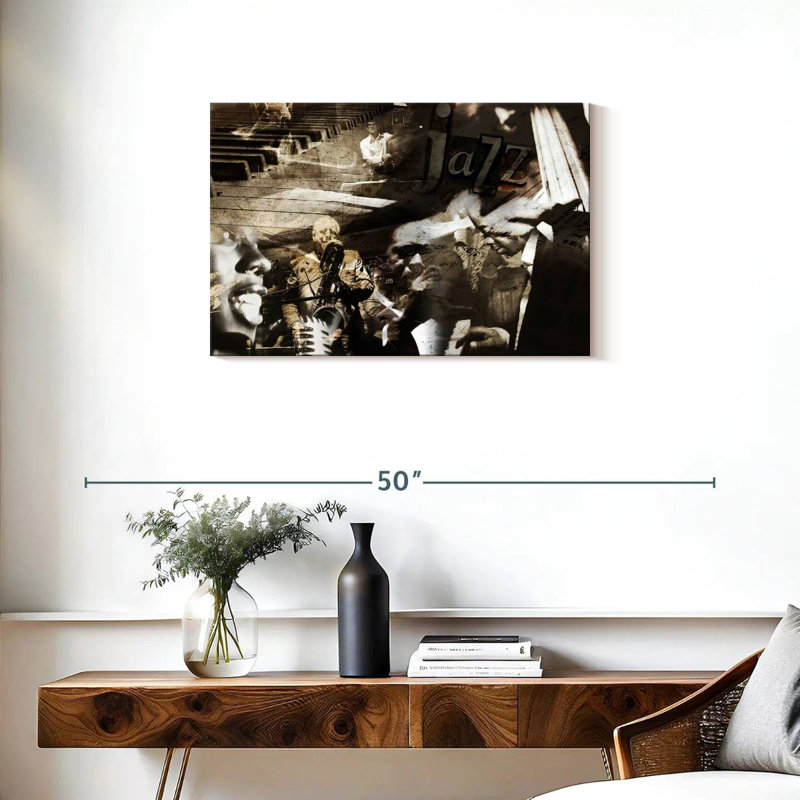 Abarca Collage Jazz, 20" H x 30" W