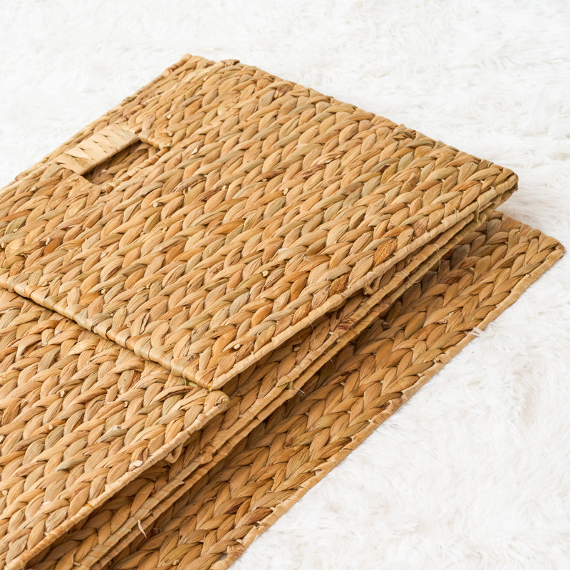 Coffre en osier Ludmilla, L 26,8 po x l 16,1 po x H 14,2 po