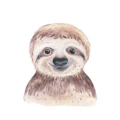 Sloth - Wrapped Canvas Painting