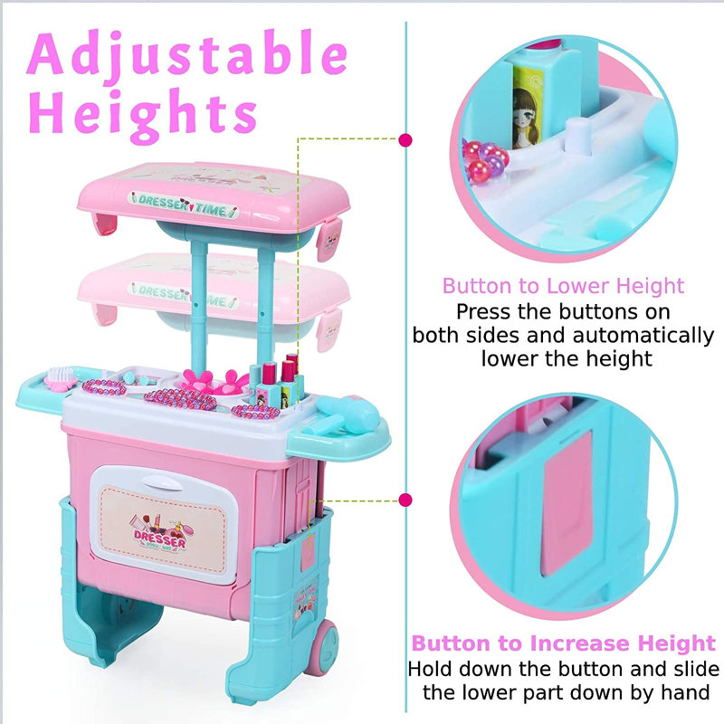 Climax Kids Vanity Stool with Mirror
