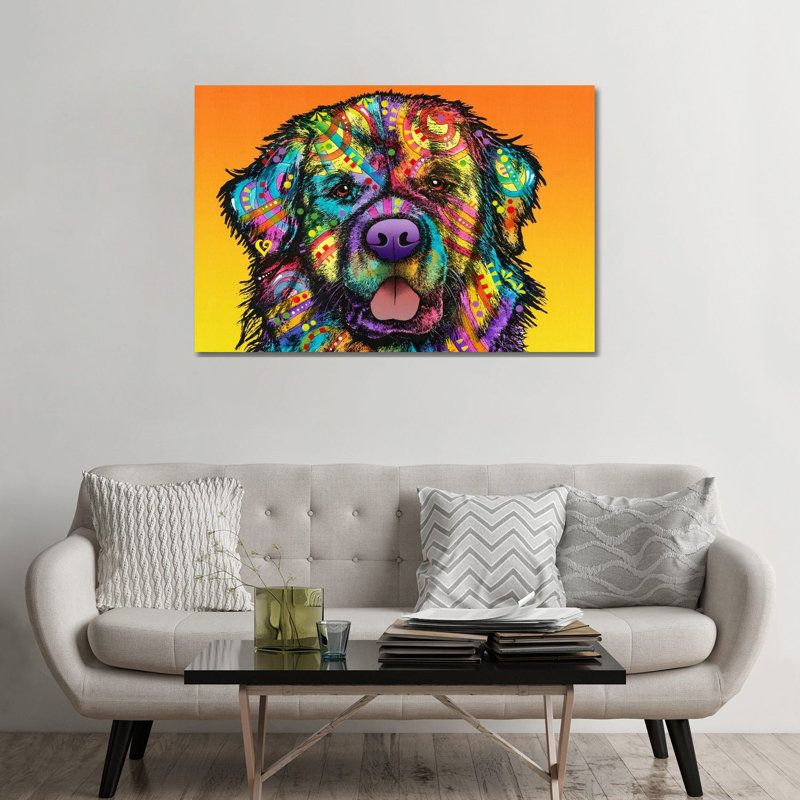 Newfie- Gallery-Wrapped Canvas Giclée