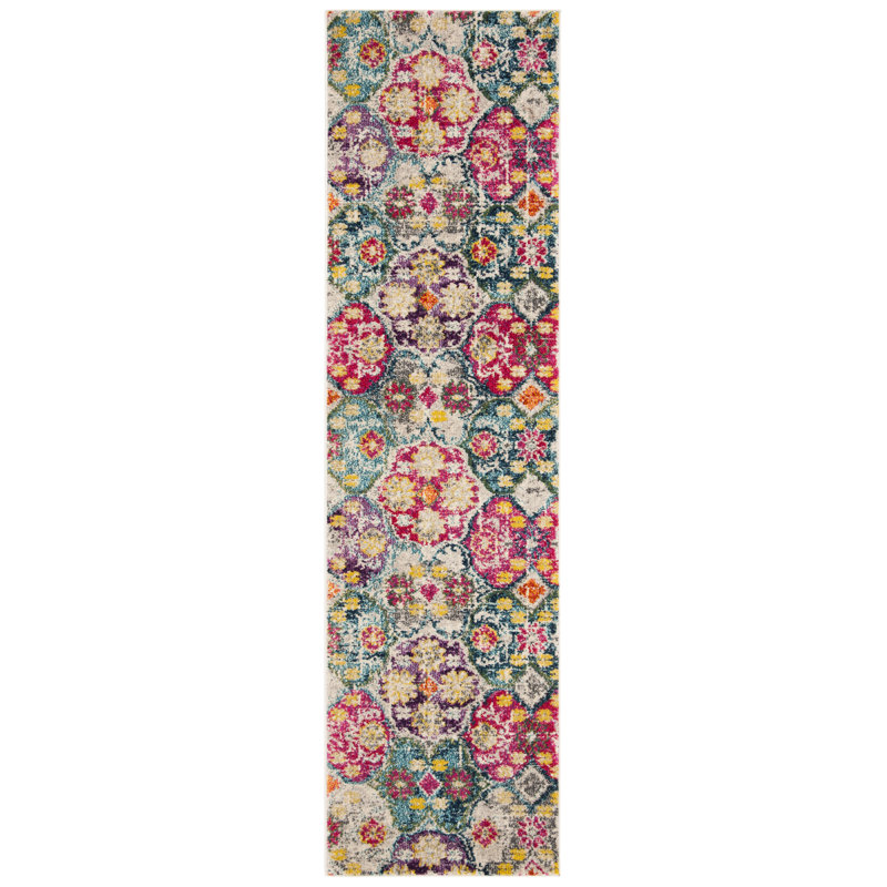 Moloney Performance Floral Rug, Runner 2'2" x 12'