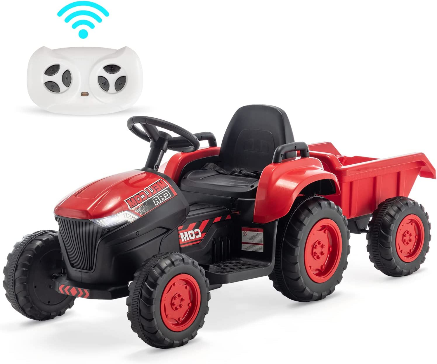 Ride On Tractor with Remote Control EROMMY Color: Pink