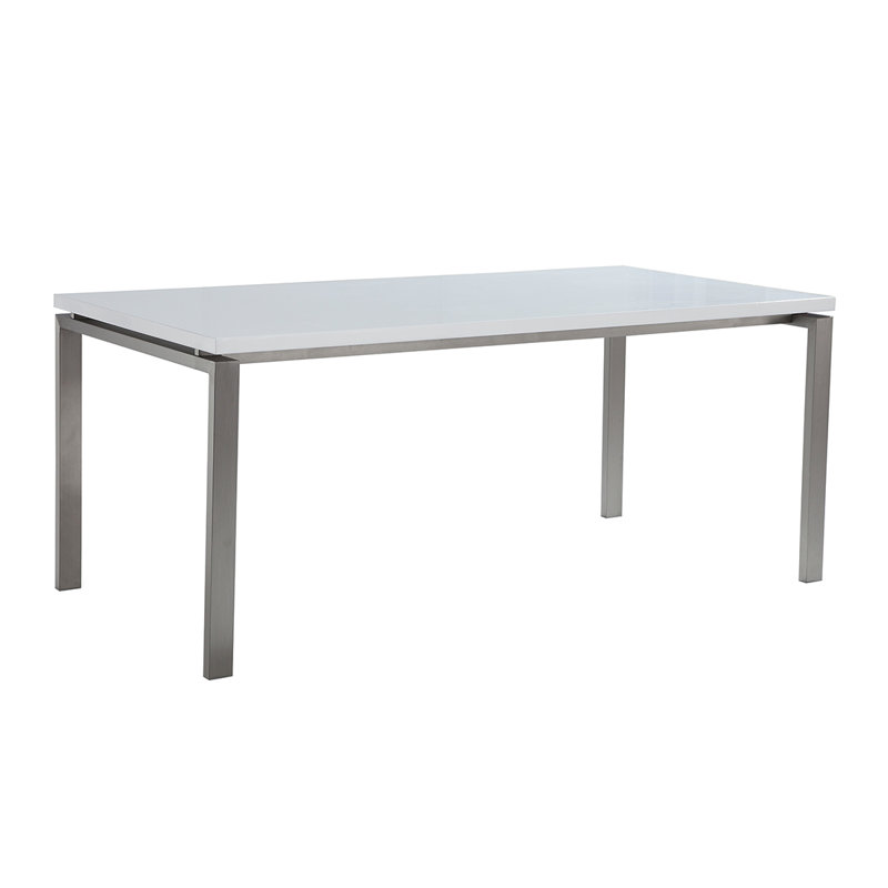 Arctic Solid Wood Base Dining Table, 220 cm W x 90 cm D