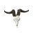 Kharlie Real Angora Ram Skull