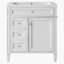 Meuble-lavabo de salle de bain 30 po avec lavabo supérieur, armoire de rangement moderne SW000103-97769821