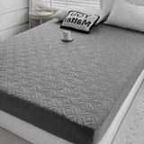 Full Size 54"X75" Waterproof Mattress Protector, Soft Bed Grey Mattress Cover Full, Breathable Mattress Pad Cover With Deep Pocket 6"- 15", Noiseless Washable