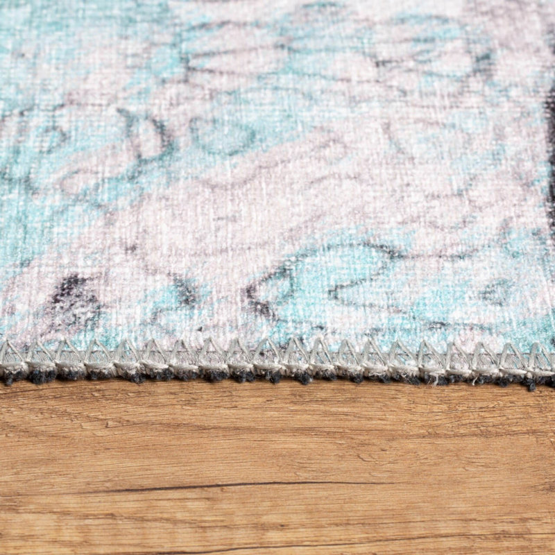 Premium 100% Polyester Area Rug, 6.9 x 10.2 ft | 1850 g/m², 0.2 in Pile Height | Recycled Poly Cotton Underside | Machine Washable at 30°C | Soft, Durable, Eco-Friendly Design for Modern Living Spaces