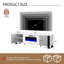 Crédence de rangement Pittston avec foyer inclus-1553454924-1553454926