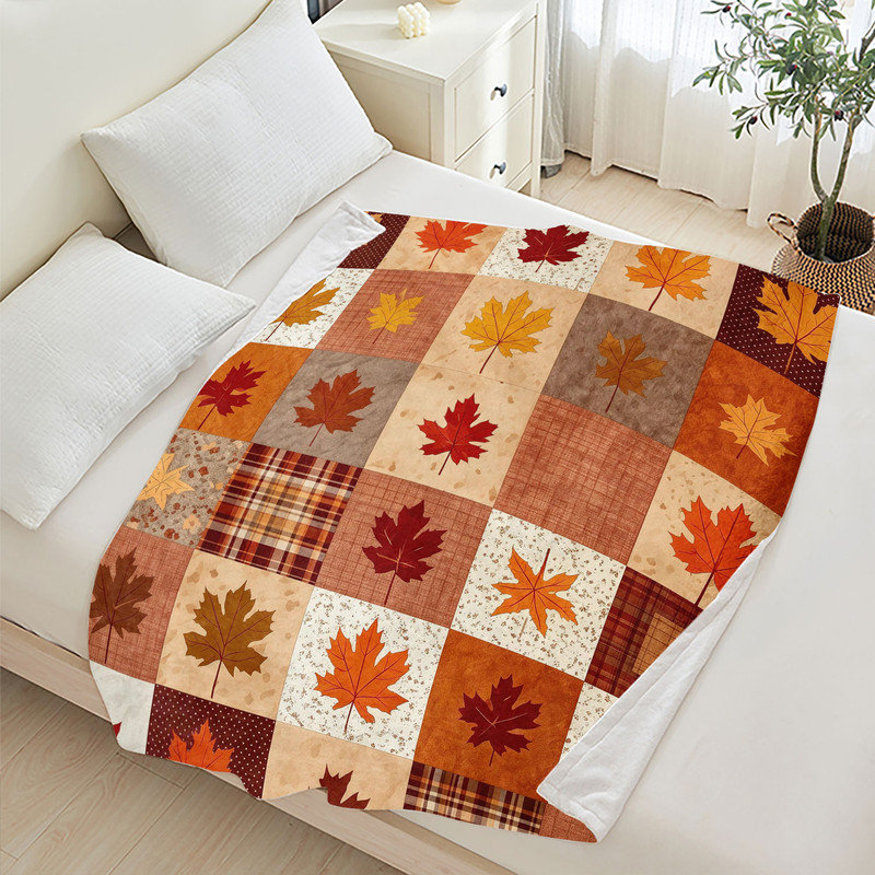 Jeté JYK, Patchwork de feuilles d'automne