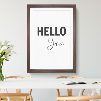 Hello You - Picture Frame Typography
