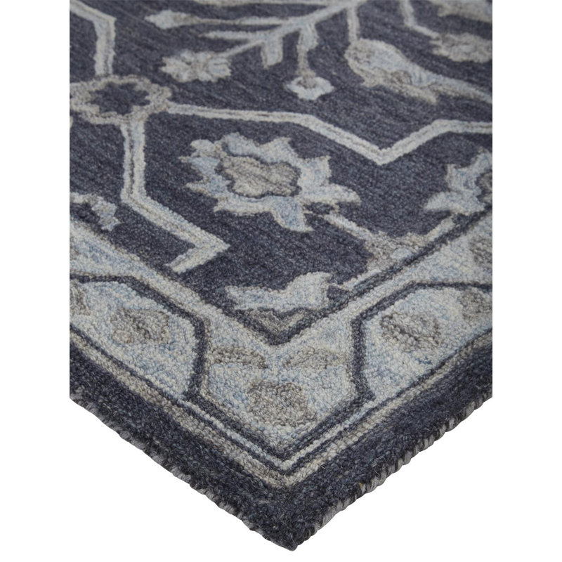 Bolivar Hand Tufted Wool Oriental Indoor Rug, Rectangle 2' x 3'